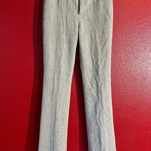 Banana Republic Martin Fit Gray Wool Blend Lined Career Pants Trousers Size 0 - Picture 1 of 8